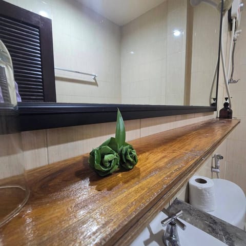 Basic Room | Bathroom | Shower, free toiletries, towels