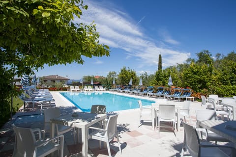 Outdoor pool, a rooftop pool