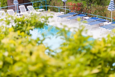 Outdoor pool, a rooftop pool