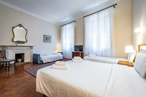 Quadruple Room | Frette Italian sheets, premium bedding, down comforters, desk