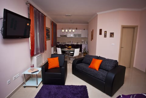 Apartment for 2 people | Living area | Smart TV, DVD player