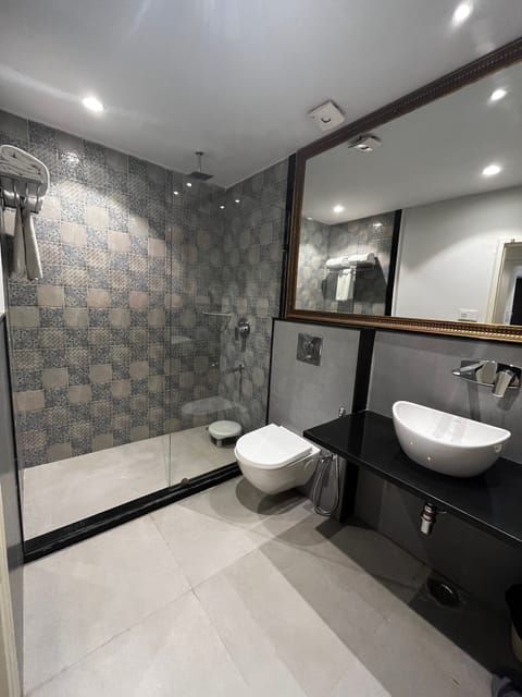 Premium Double Room | Bathroom | Shower, rainfall showerhead, free toiletries, hair dryer