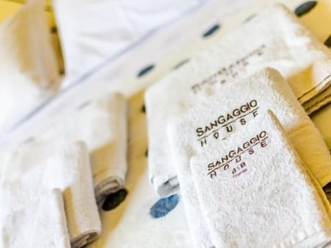 Shower, free toiletries, hair dryer, bidet