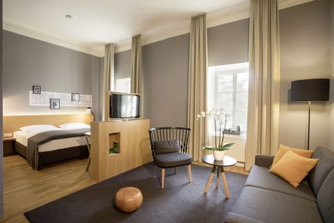 Meierhof Premium Double Room (Meierhof Building) | Premium bedding, in-room safe, desk, free WiFi