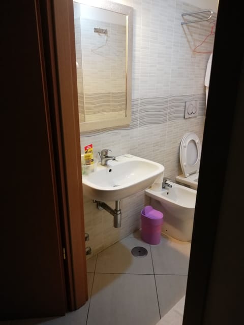 Family Triple Room | Bathroom | Shower, rainfall showerhead, free toiletries, hair dryer