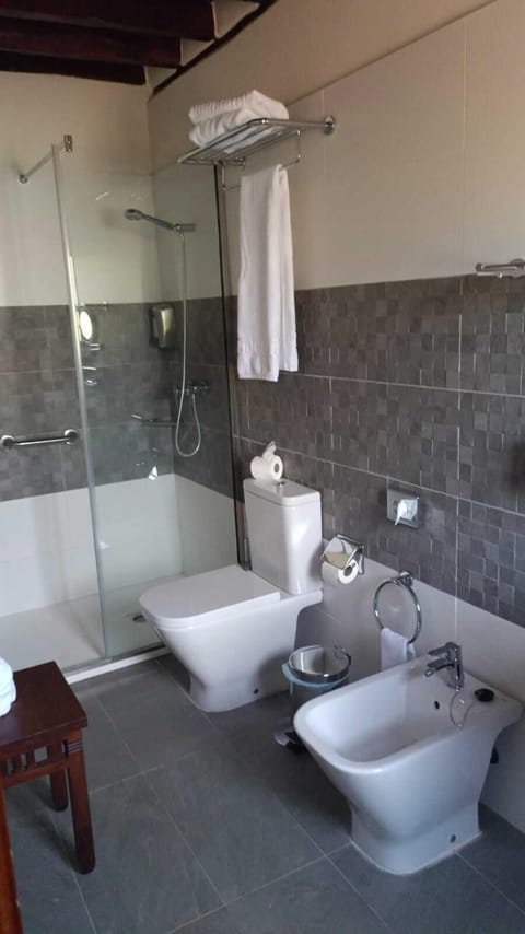 Standard Studio Suite, Mountain View | Bathroom | Hair dryer, bathrobes, bidet, towels