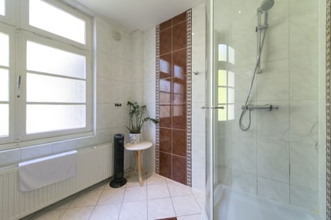 Standard Double Room, Shared Bathroom | Bathroom | Hair dryer, towels
