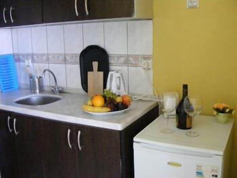 Standard Apartment | Private kitchen | Fridge, coffee/tea maker