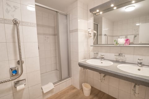 Family Room | Bathroom | Free toiletries, hair dryer, towels