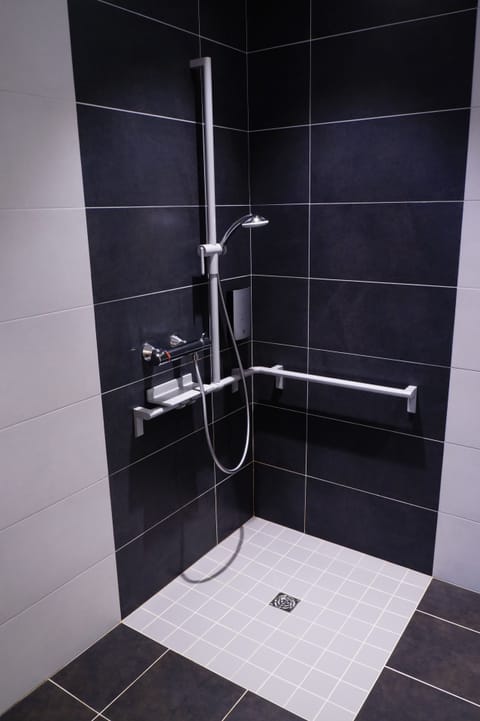 Comfort Room, Accessible, City View | Bathroom shower