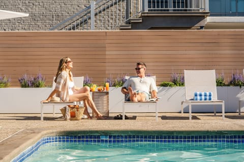 Indoor pool, seasonal outdoor pool