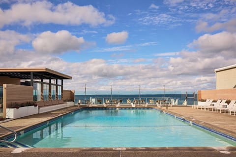 Indoor pool, seasonal outdoor pool