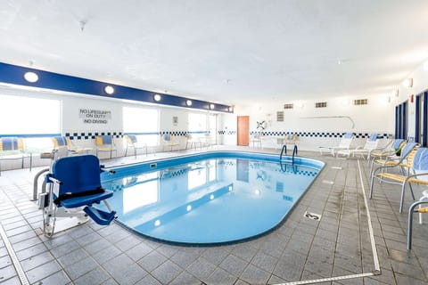 Indoor pool, open 6:00 AM to 11:00 PM, sun loungers