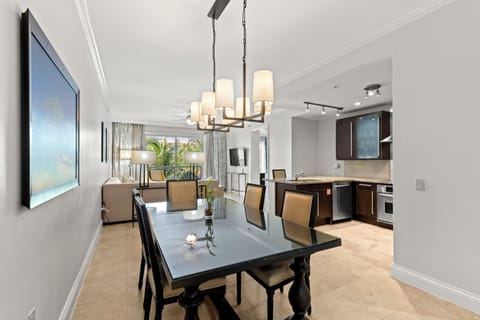 Pool View Three Bedroom Residence | Dining room