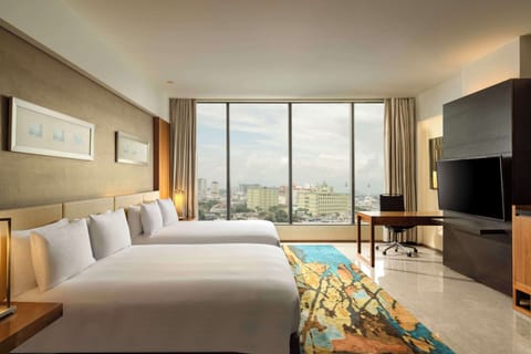 Deluxe Room, 2 Queen Beds, City View | City view