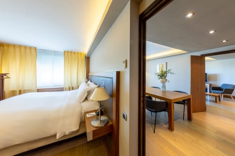 Suite, 1 Double Bed, River View | Premium bedding, minibar, in-room safe, desk