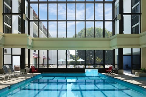 Indoor pool, seasonal outdoor pool