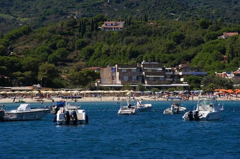 Beach nearby, white sand, snorkeling