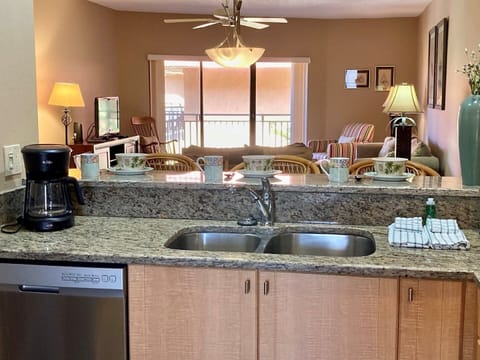 Condo, 2 Bedrooms | Private kitchen | Fridge, microwave, dishwasher, coffee/tea maker