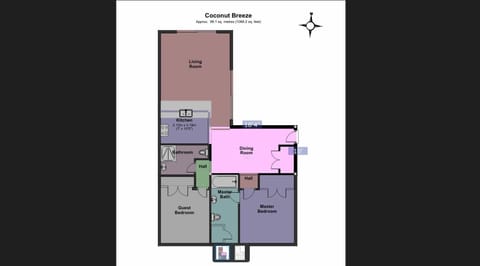 Cottage, 2 Bedrooms | Floor plan