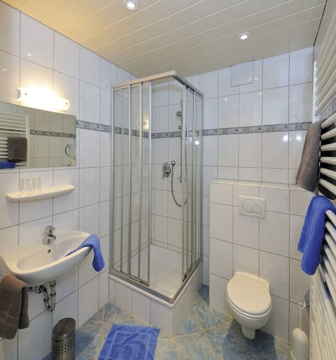 Double Room (1) | Bathroom | Shower, towels