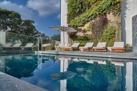 Indoor pool, outdoor pool