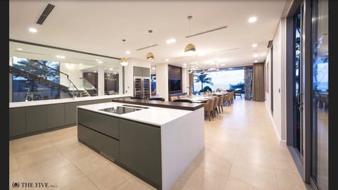 Luxury Villa (8 Bedrooms) | Private kitchen | Fridge, microwave, oven, stovetop