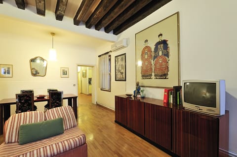 Apartment, 1 Bedroom | Living area | TV