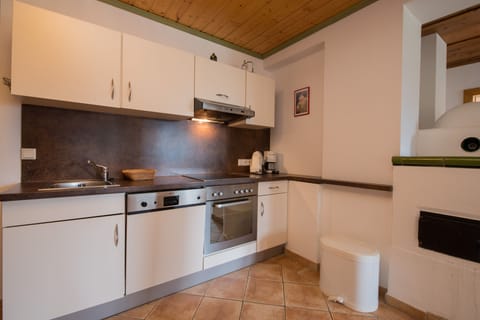 Luxury Apartment, 1 Bedroom, Balcony, Mountain View (Included: Cleaning Fee 85 EUR) | Private kitchen | Full-size fridge, microwave, stovetop, dishwasher