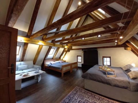 Suite (Attic) | Select Comfort beds, iron/ironing board, free WiFi, bed sheets