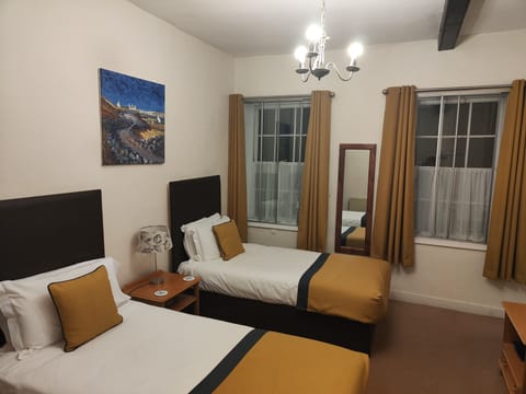 Twin Room | Desk, blackout drapes, iron/ironing board, free WiFi