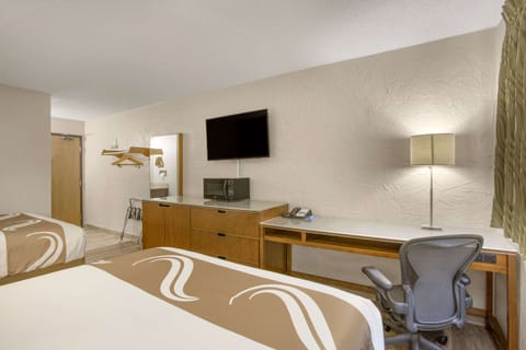 Standard Room, 2 Queen Beds, Non Smoking | Desk, blackout drapes, free WiFi, bed sheets