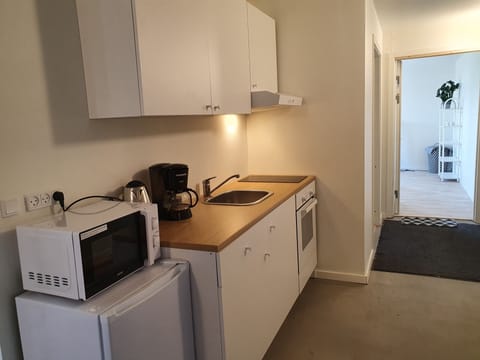 Family Apartment | Private kitchenette | Coffee/tea maker, electric kettle