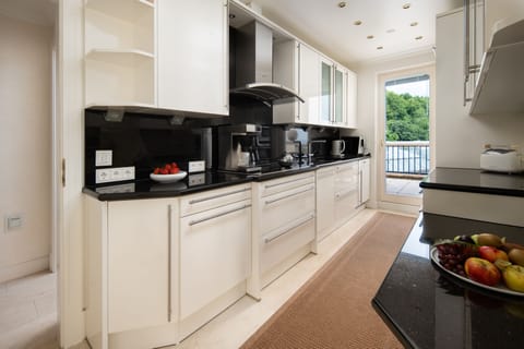 Luxury Penthouse | Private kitchen | Electric kettle, highchair