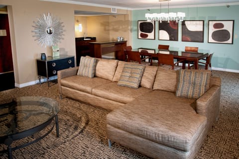 Suite (Parlor) | Living area | 32-inch flat-screen TV with cable channels, TV, MP3 dock