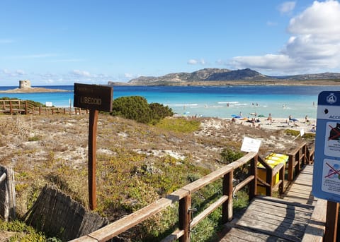 Beach nearby, white sand, beach umbrellas