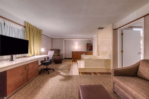 Executive Suite, 1 King Bed | In-room safe, desk, laptop workspace, blackout drapes