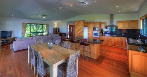 Beachside House | Private kitchen | Mini-fridge, electric kettle