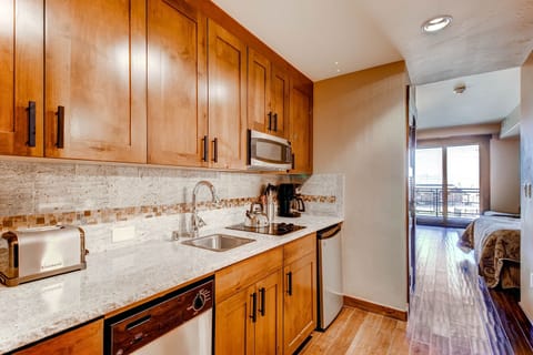 Room (Studio,Studio) | Private kitchen | Mini-fridge, microwave, stovetop, dishwasher