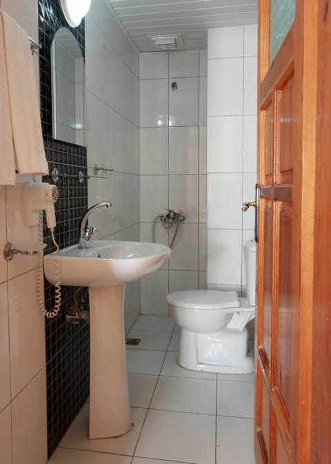 Standard Twin Room | Bathroom | Shower, hair dryer, towels