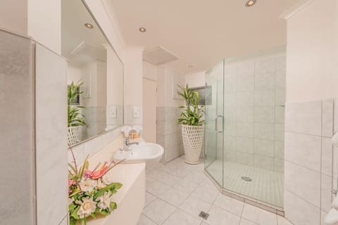 Deluxe Beachfront Room | Bathroom shower