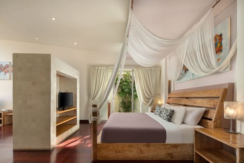 Deluxe Villa, 1 Bedroom | Premium bedding, minibar, in-room safe, individually decorated