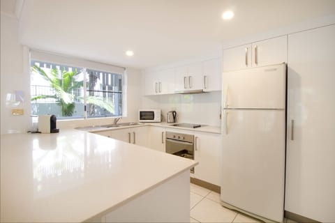 Apartment, 2 Bedrooms, Balcony | Private kitchen | Full-size fridge, microwave, oven, stovetop