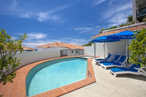 2 outdoor pools, pool umbrellas, sun loungers