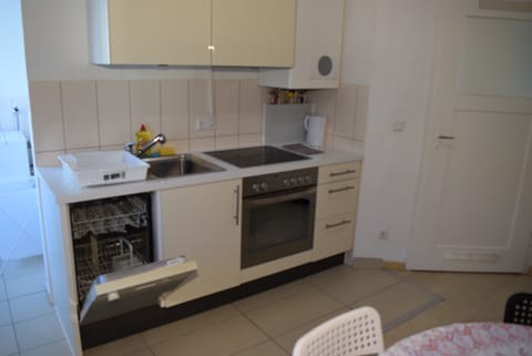 Apartment, 2 Bedrooms (22-00) | Private kitchen | Fridge, stovetop, dishwasher, coffee/tea maker