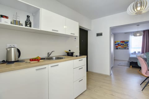 Studio, Terrace (7) | Private kitchenette | Electric kettle