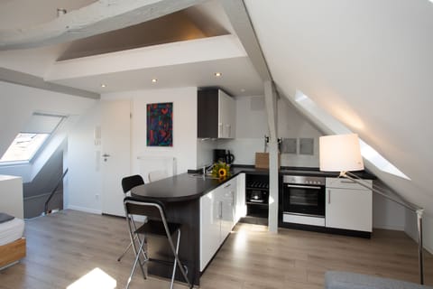 Deluxe Studio, 1 Double Bed with Sofa bed | Private kitchen | Fridge, oven, stovetop, dishwasher