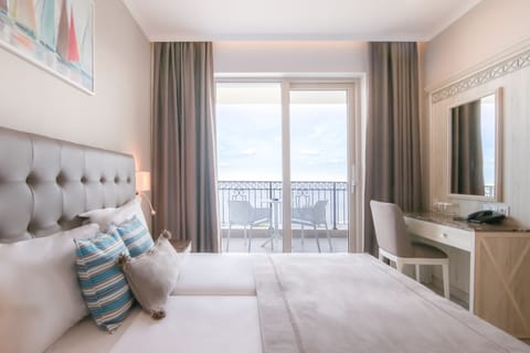 Standard Double Room, Partial Sea View | Balcony view