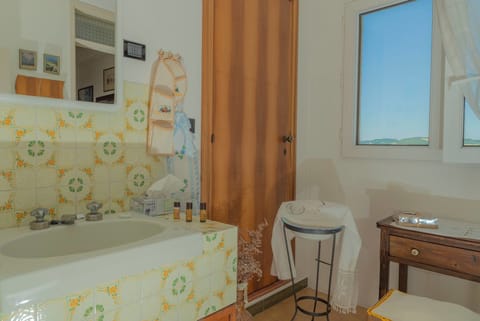 Bathtub, eco-friendly toiletries, hair dryer, bidet