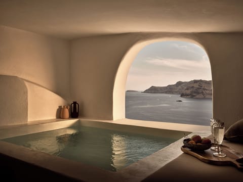 Superior Honeymoon Plunge Pool Suite with Sunset View | Terrace/patio